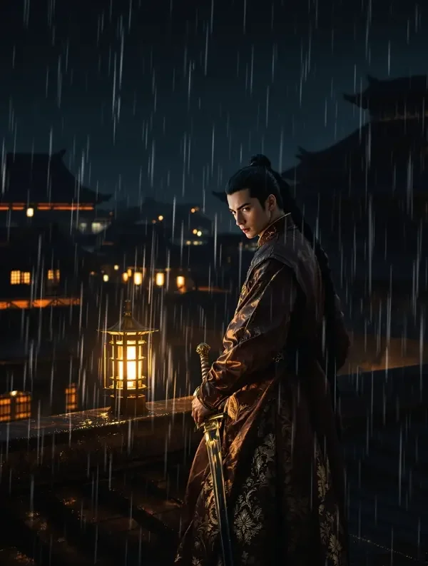 短剧《锦衣夜行录》封面海报，古装题材，66 集
